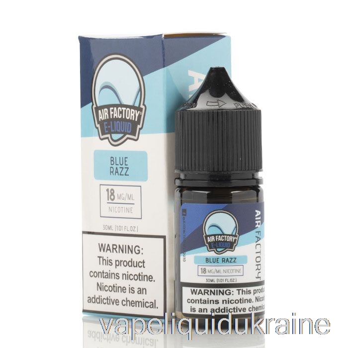 Vape Liquid Ukraine Blue Razz - Air Factory Salts - 30mL 18mg